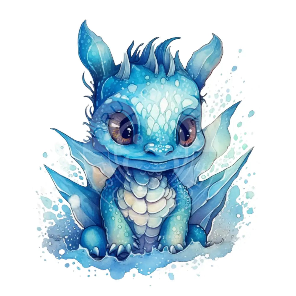 Bügelbild Baby Drachen 37.1-4A