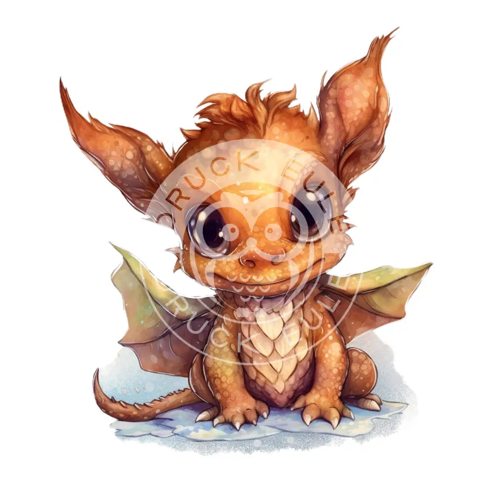 Bügelbild Baby Drachen 37.1-5A