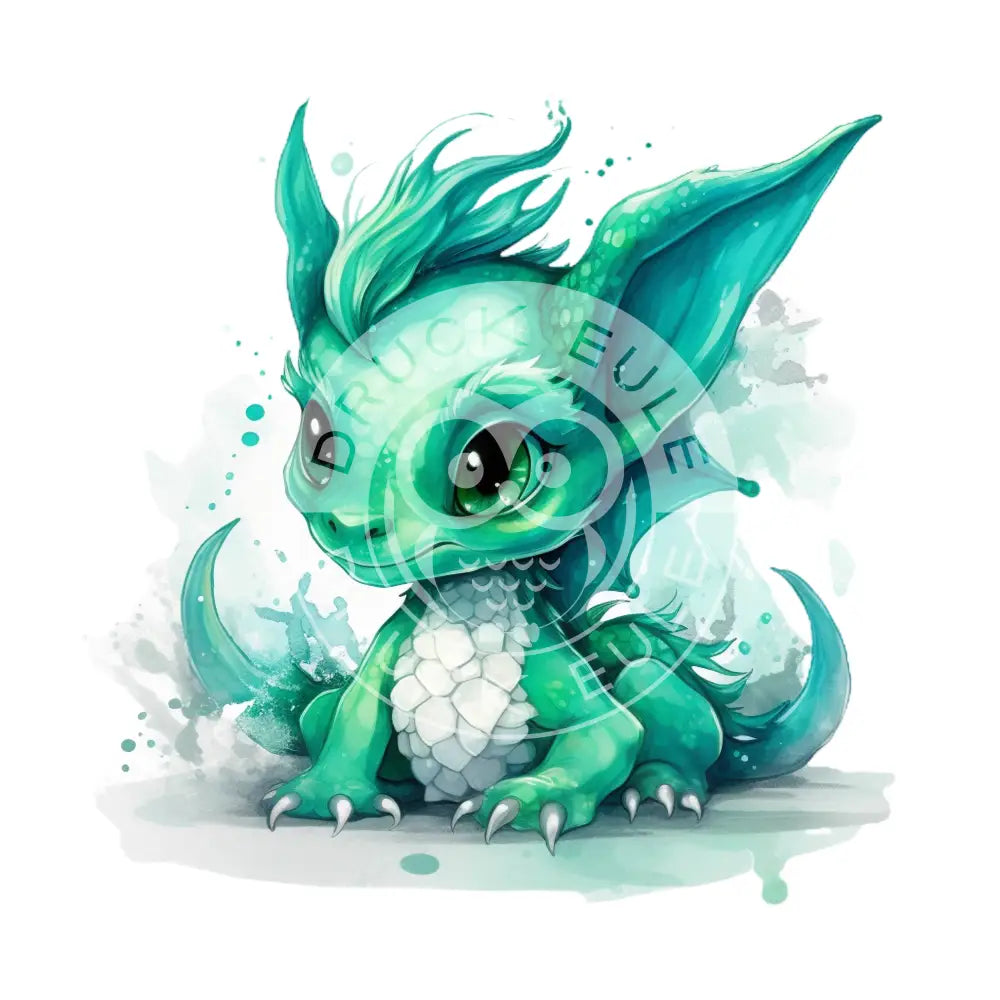 Bügelbild Baby Drachen 37.1-6A