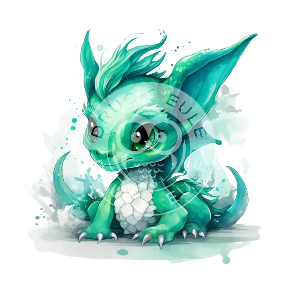 Bügelbild Baby Drachen 37.1-6A