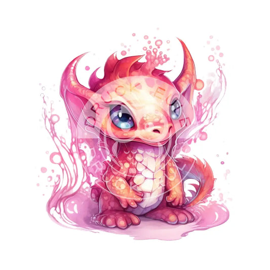 Bügelbild Baby Drachen 37.1-9A