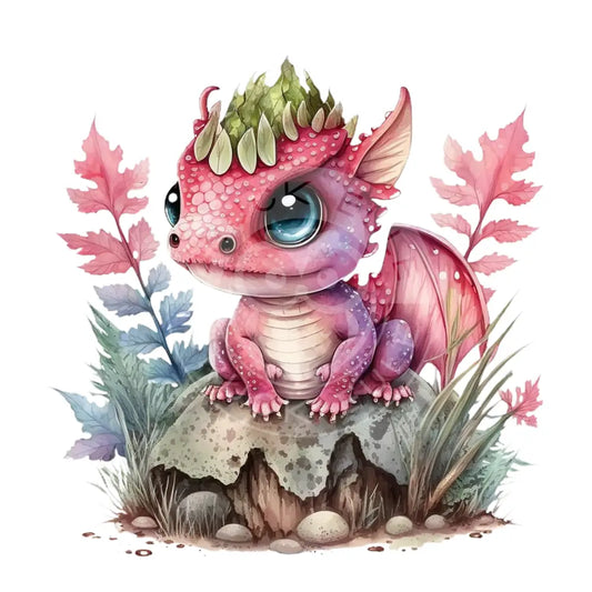 Bügelbild Baby Drachen 37.4-14A