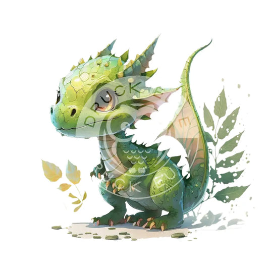 Bügelbild Baby Drachen 37.4-19A