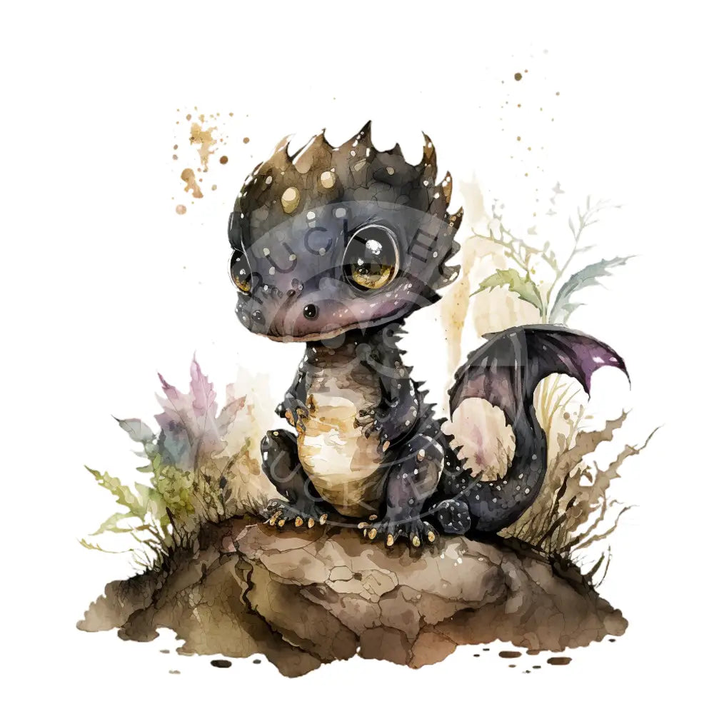 Bügelbild Baby Drachen 37.4-25A