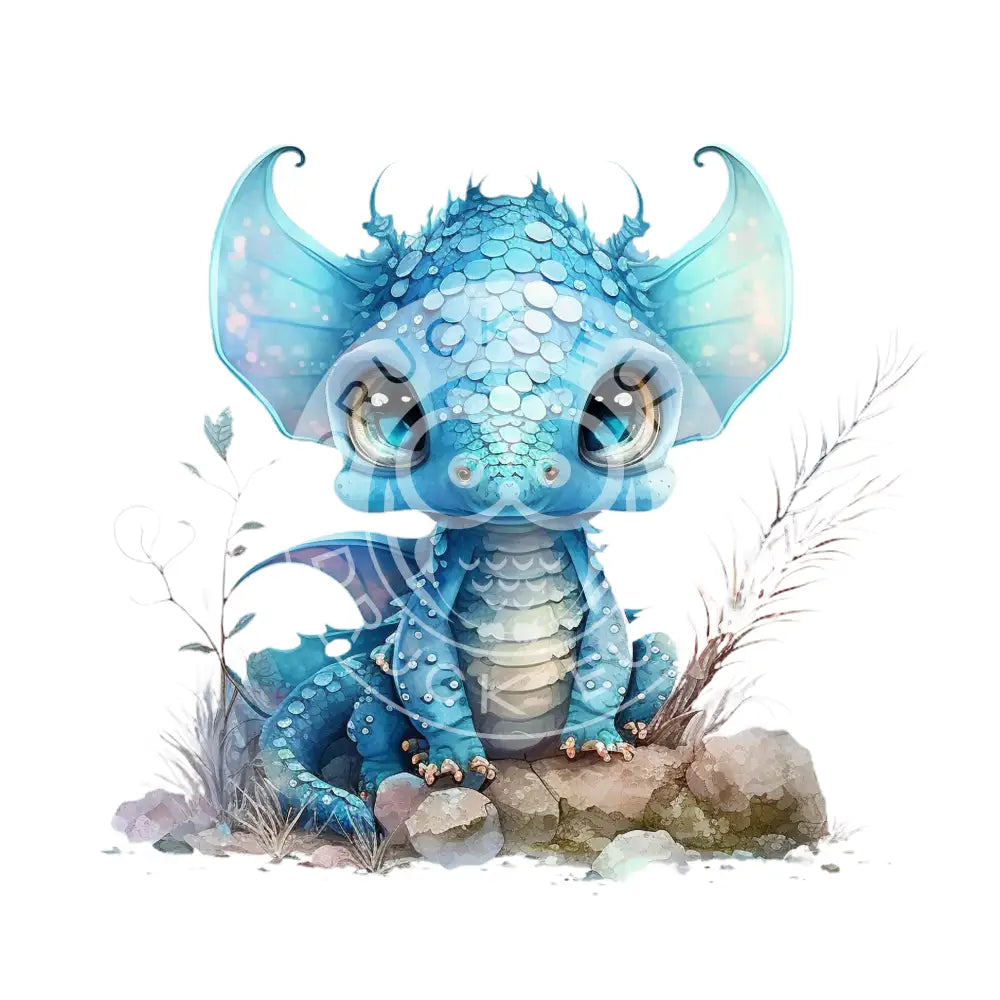 Bügelbild Baby Drachen 37.4-5A