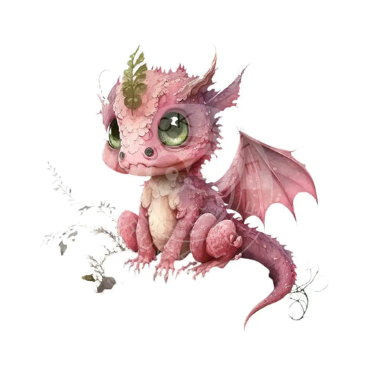 Bügelbild Baby Drachen 37.4-9A