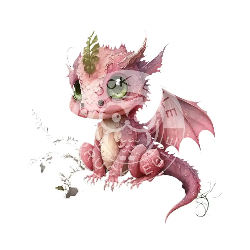 Bügelbild Baby Drachen 37.4-9A