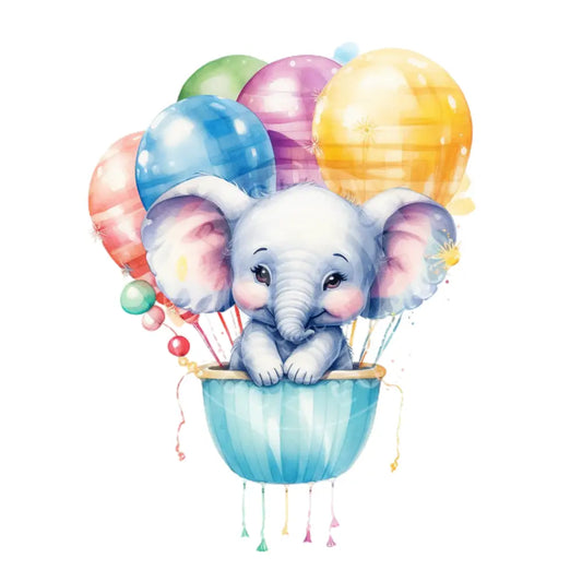 Bügelbild Baby Elefant 202-10