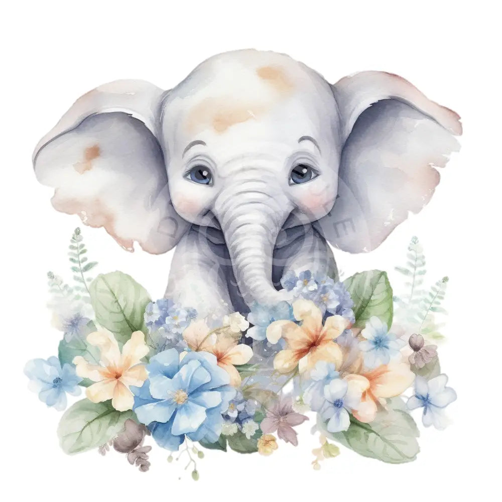Bügelbild Baby Elefant 202-12A