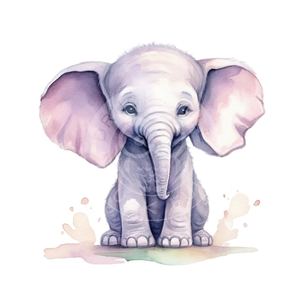 Bügelbild Baby Elefant 202-13A