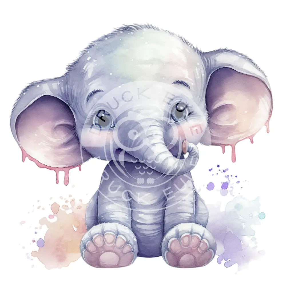 Bügelbild Baby Elefant 202-2A