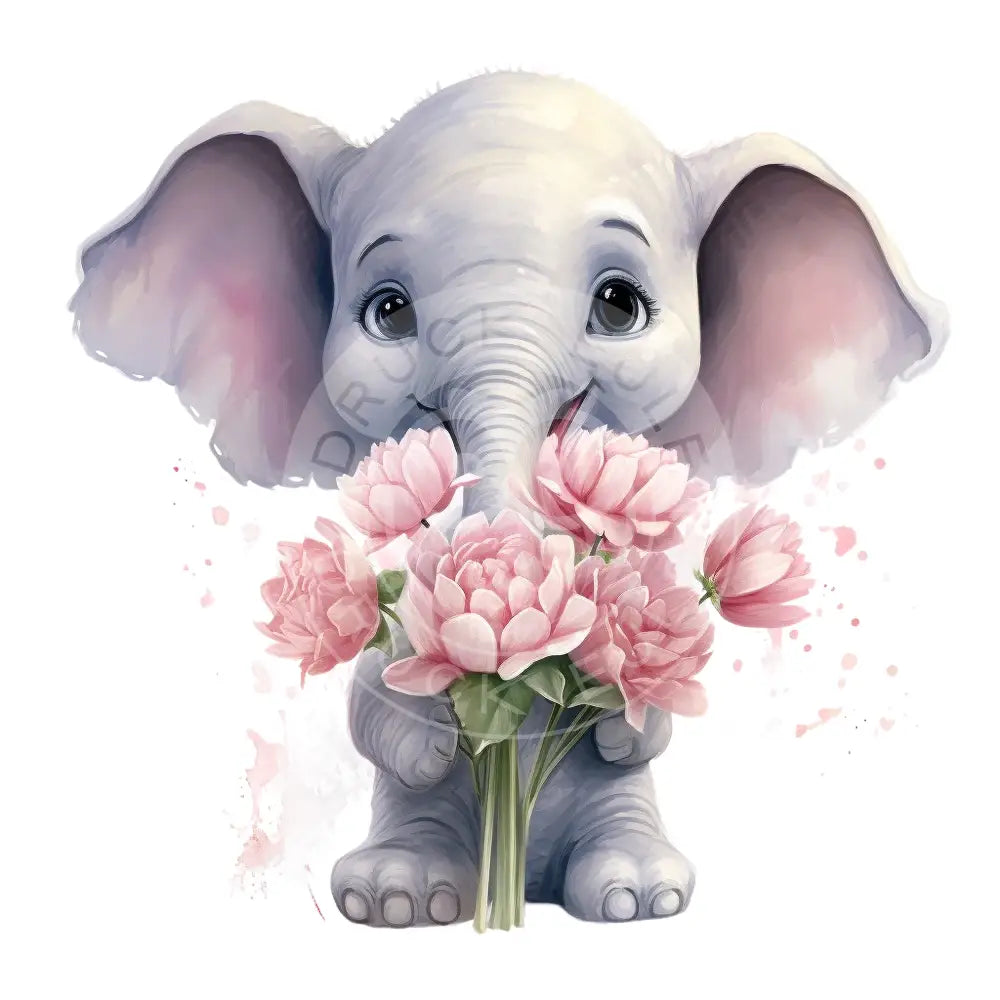 Bügelbild Baby Elefant 949-10A