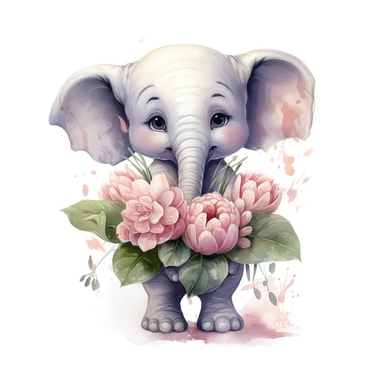 Bügelbild Baby Elefant 949-11A
