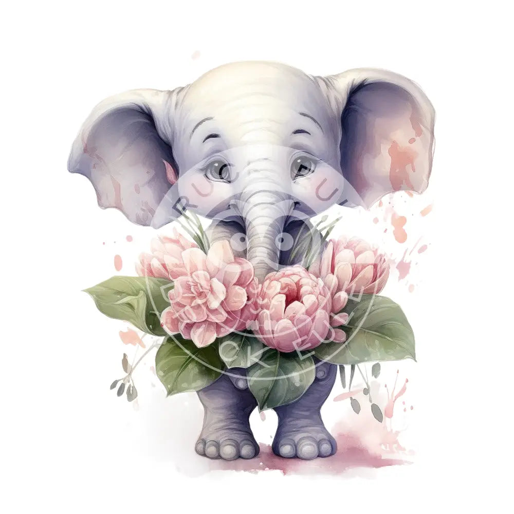 Bügelbild Baby Elefant 949-11A