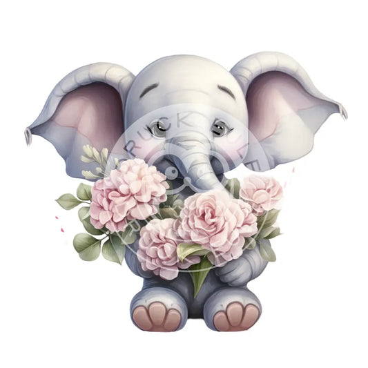 Bügelbild Baby Elefant 949-12A