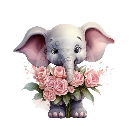 Bügelbild Baby Elefant 949-2A