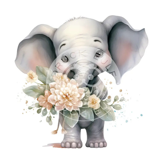 Bügelbild Baby Elefant 949-3A