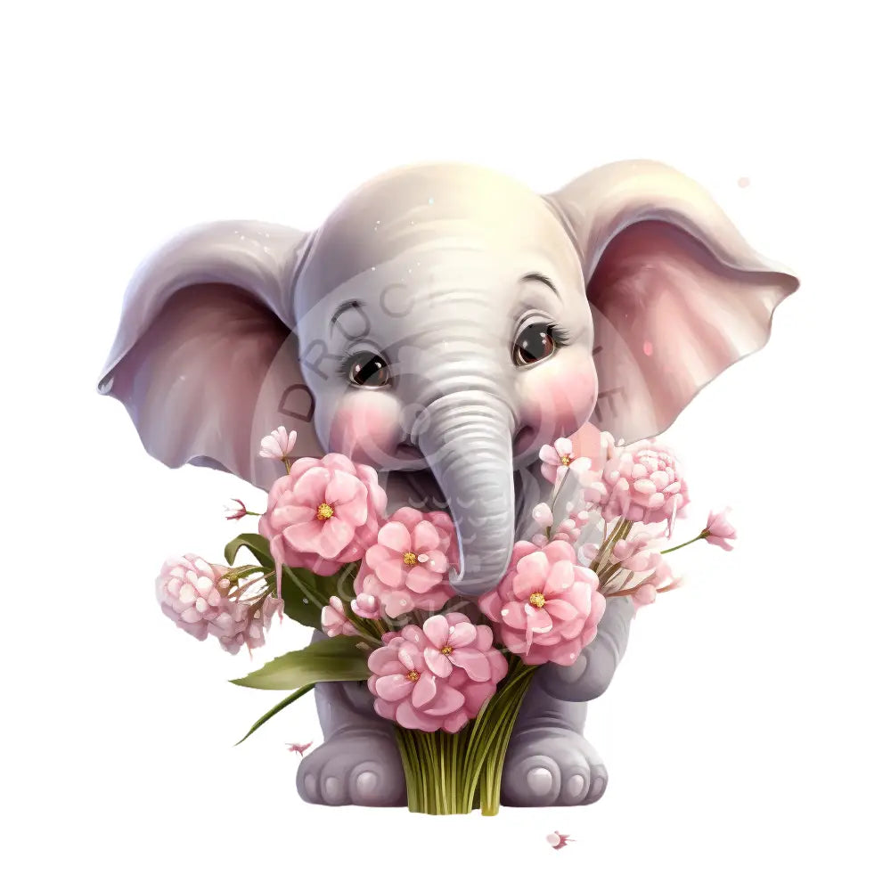 Bügelbild Baby Elefant 949-4A