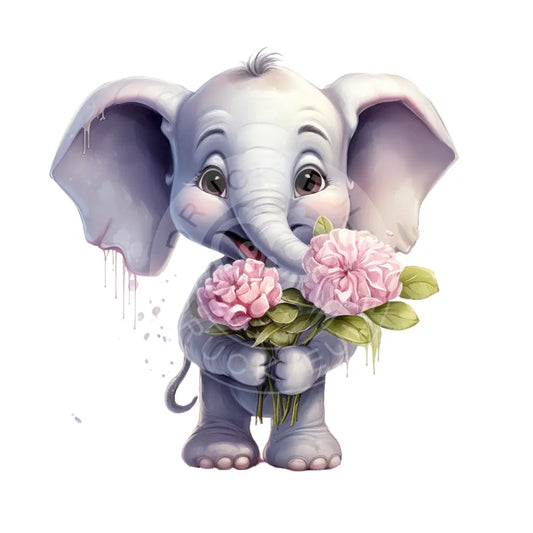 Bügelbild Baby Elefant 949-5A