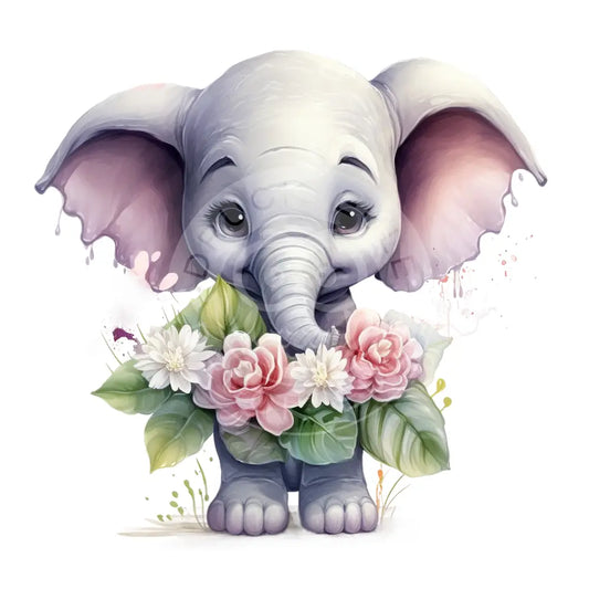 Bügelbild Baby Elefant 949-8A