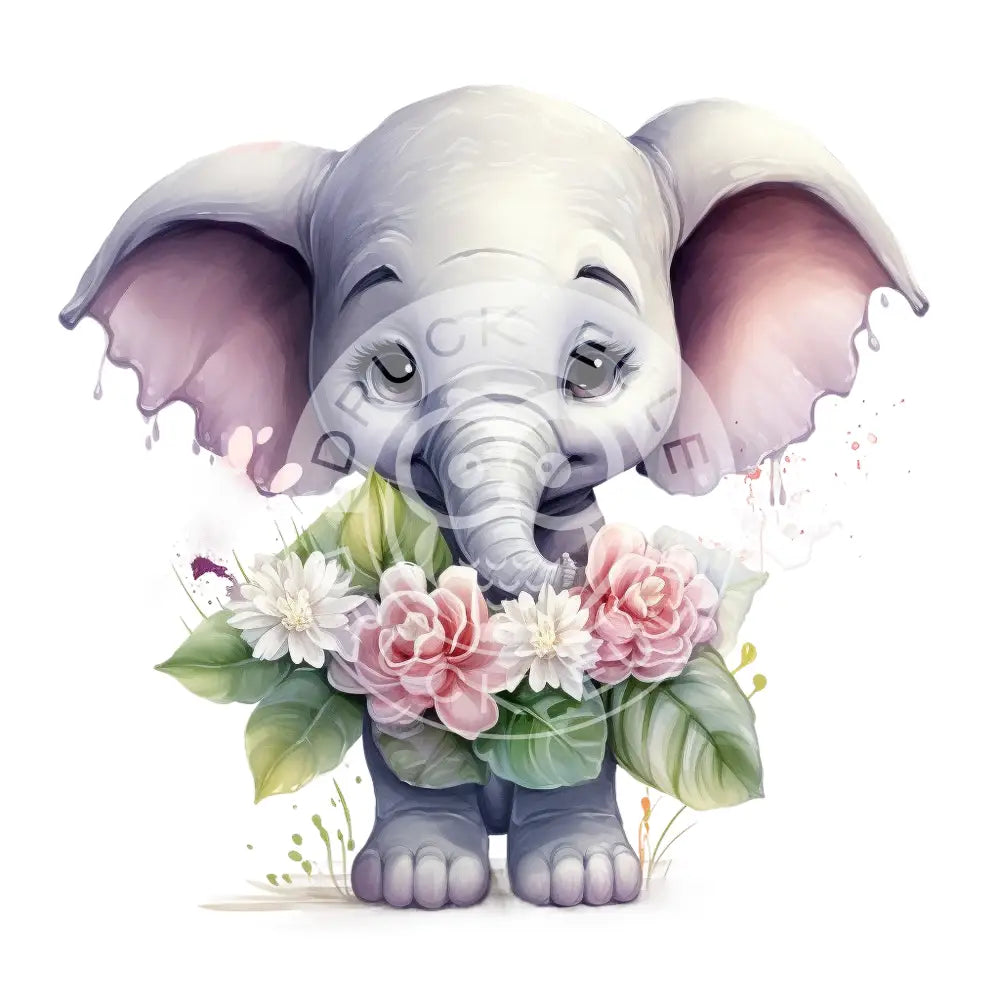 Bügelbild Baby Elefant 949-8A