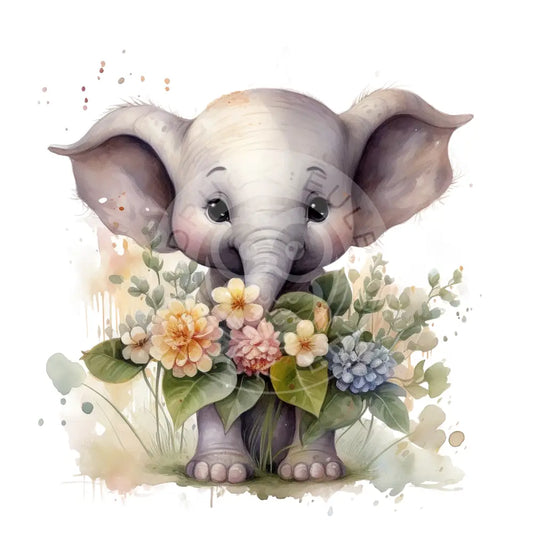 Bügelbild Baby Elefant 949-9A