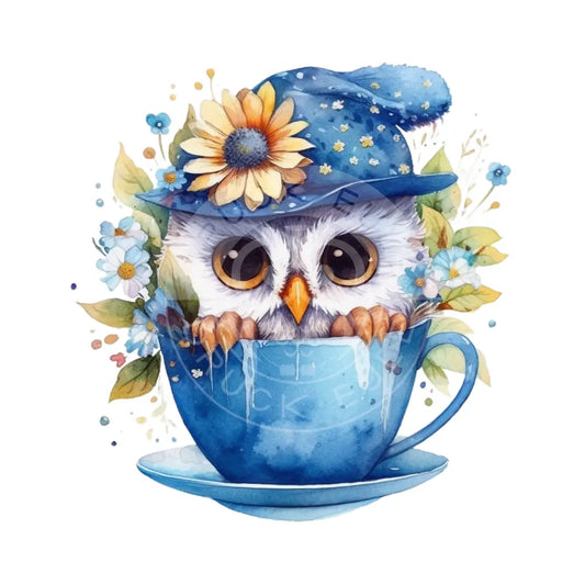 Bügelbild Baby Eule 125-1