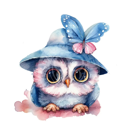 Bügelbild Baby Eule 125-7