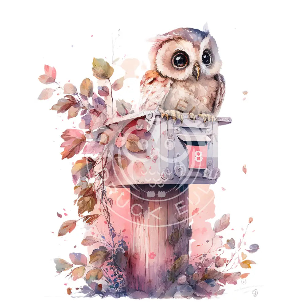 Bügelbild Baby Eule 132-3