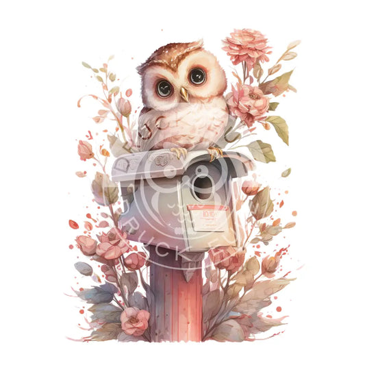 Bügelbild Baby Eule 132-4