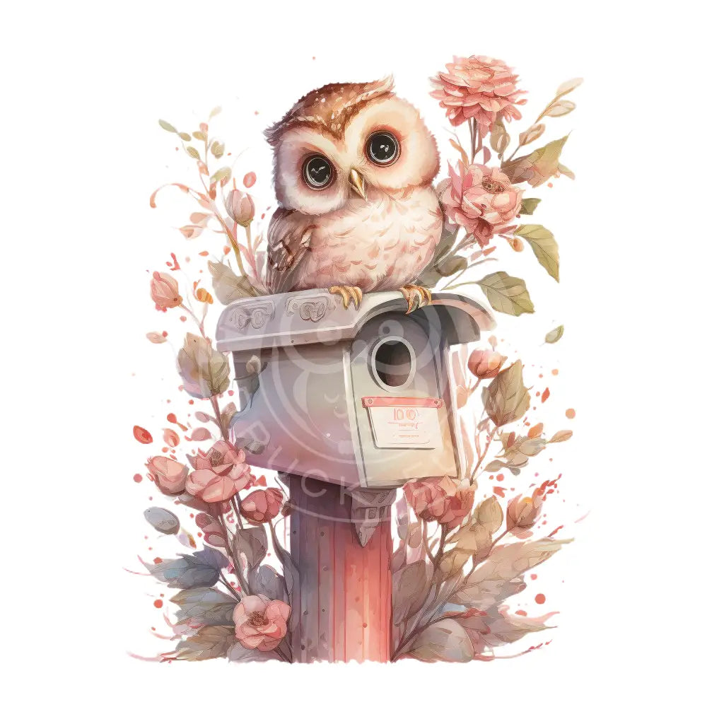 Bügelbild Baby Eule 132-4