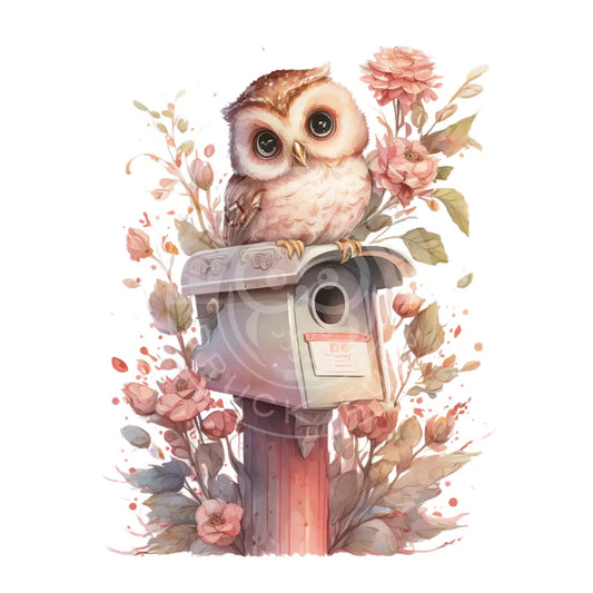 Bügelbild Baby Eule 132-4