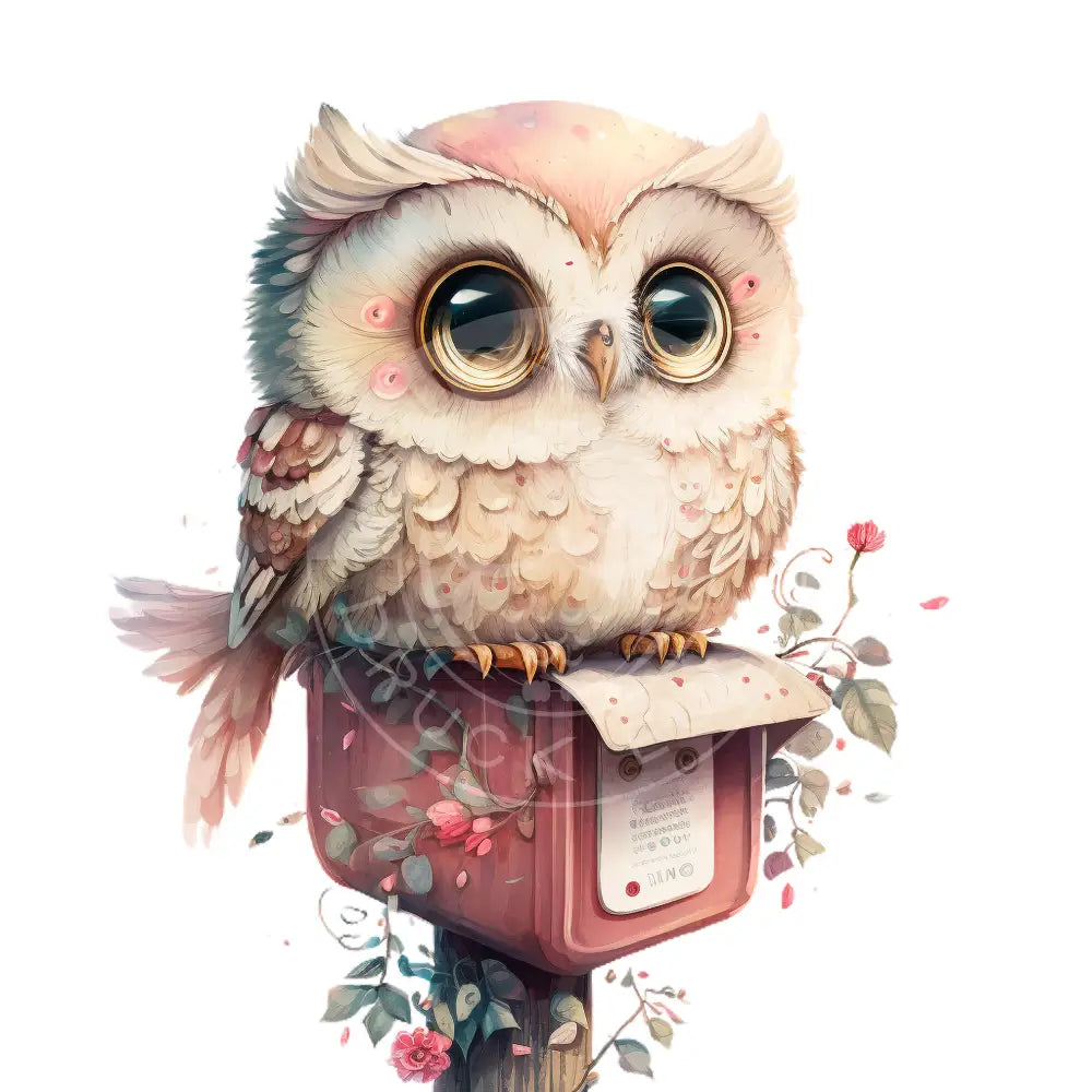 Bügelbild Baby Eule 132-5