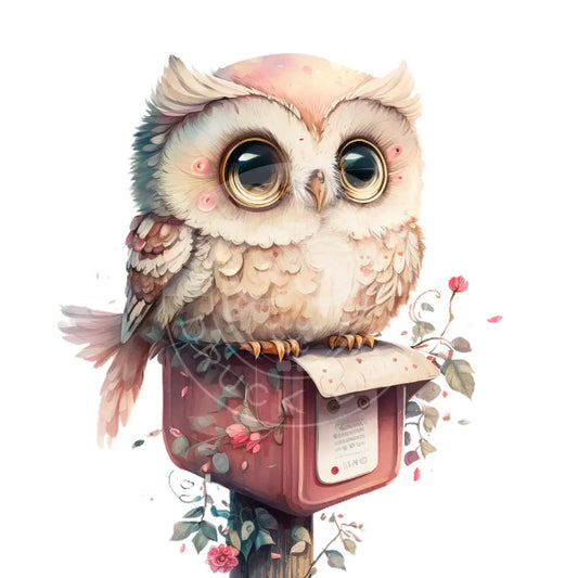 Bügelbild Baby Eule 132-5