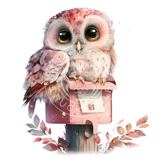 Bügelbild Baby Eule 132-6