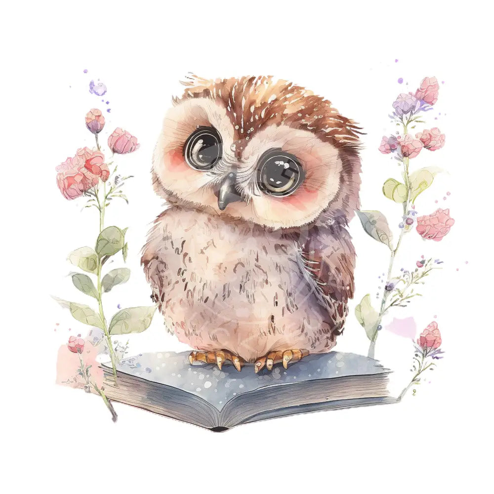 Bügelbild Baby Eule 132-7