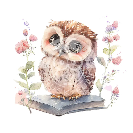 Bügelbild Baby Eule 132-7