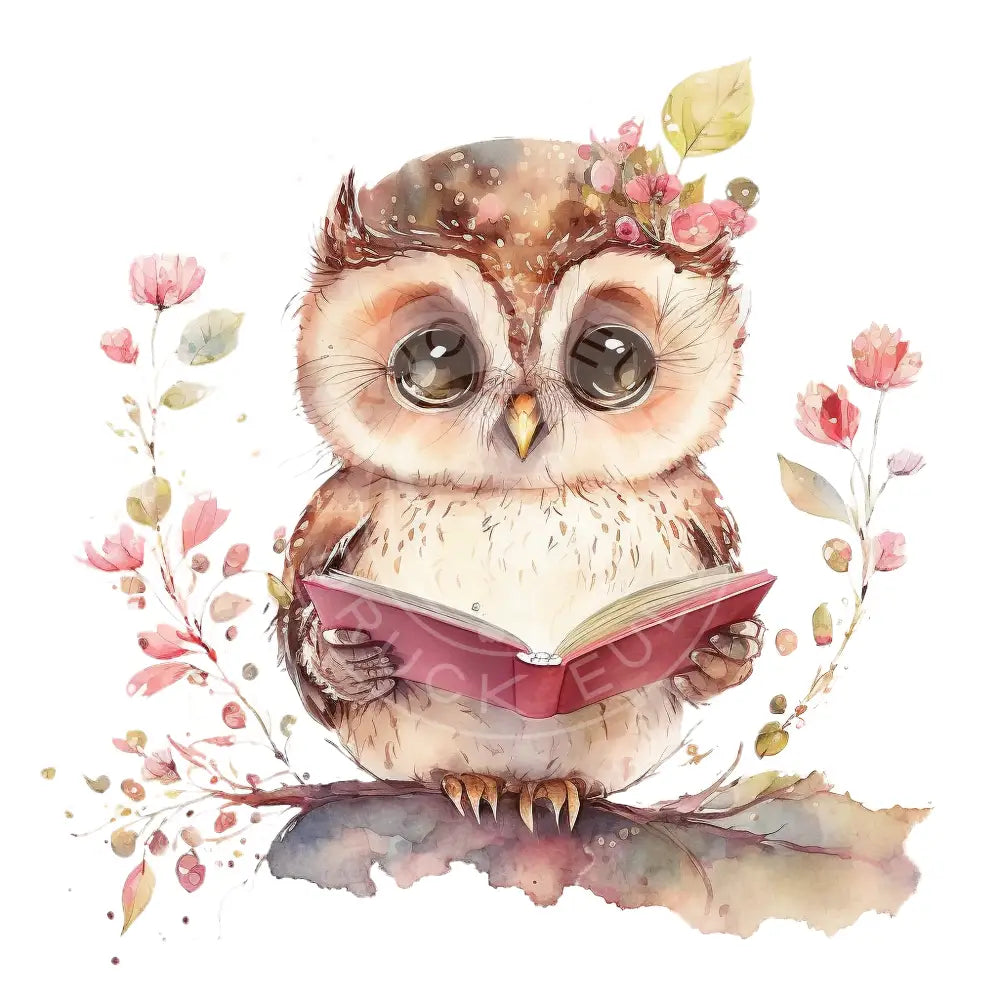 Bügelbild Baby Eule 132-8