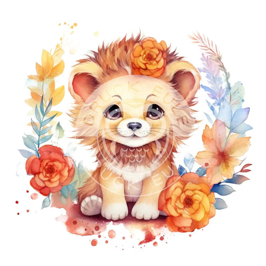 Bügelbild Baby Löwe 210-7A