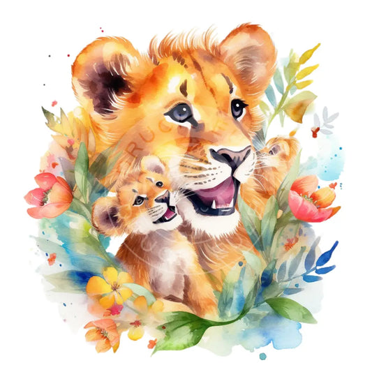 Bügelbild Baby Jungle Tiere 240-1A