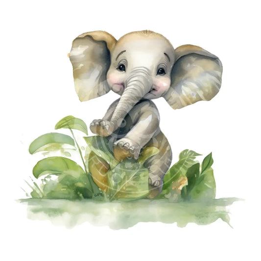 Bügelbild Baby Jungle Tiere 240-2A