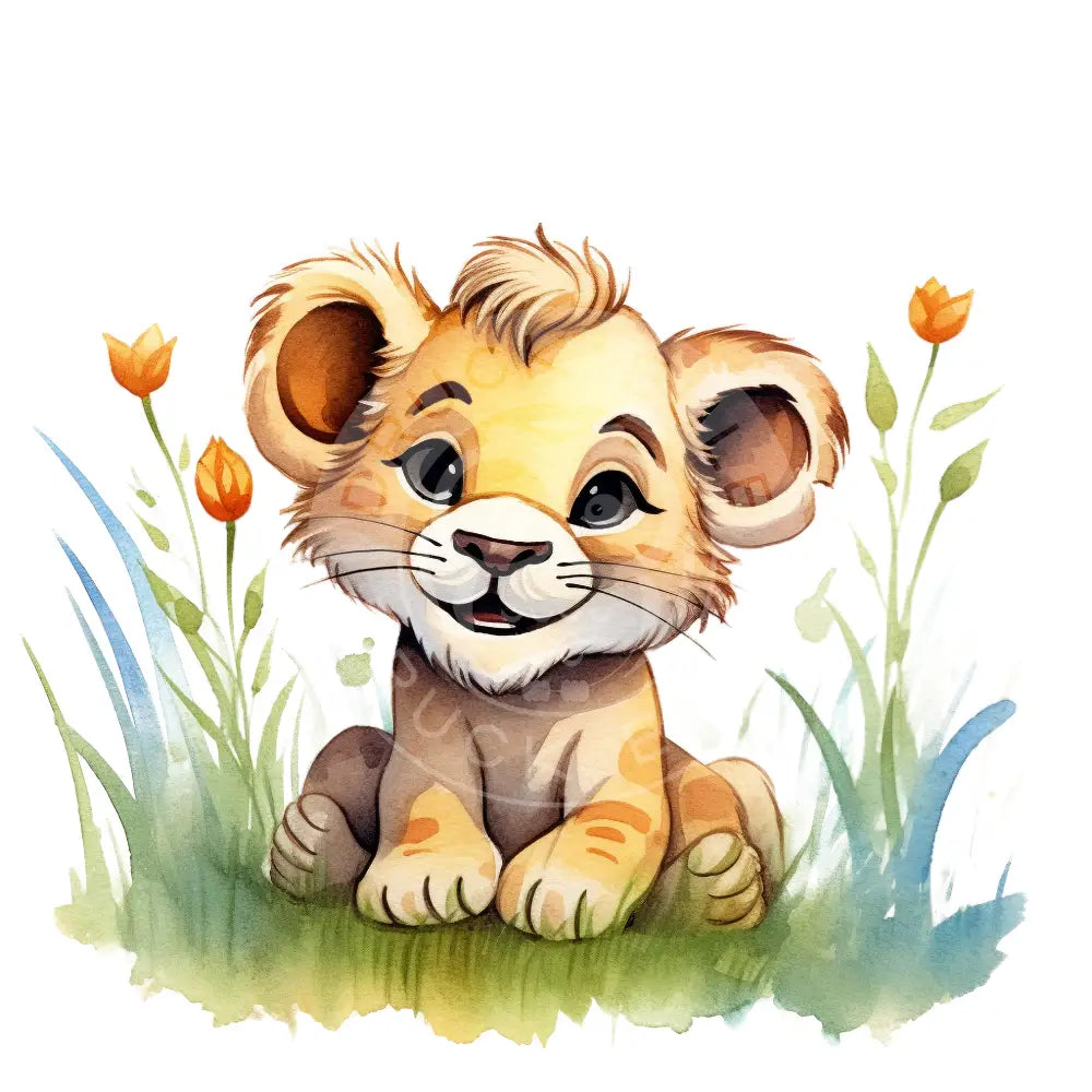 Bügelbild Baby Löwe 210-3