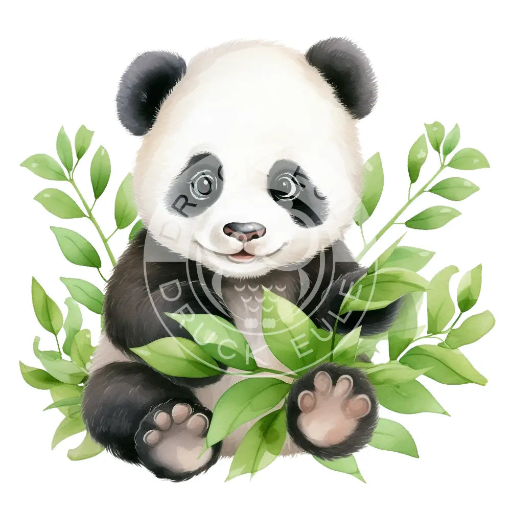 Bügelbild Baby Pandabär 475-1