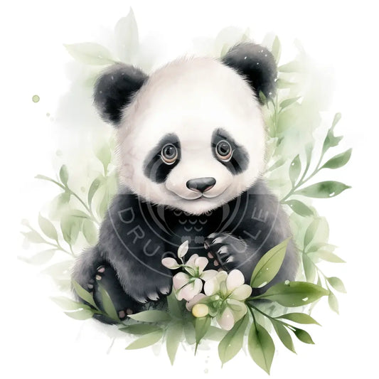 Bügelbild Baby Pandabär 475-10