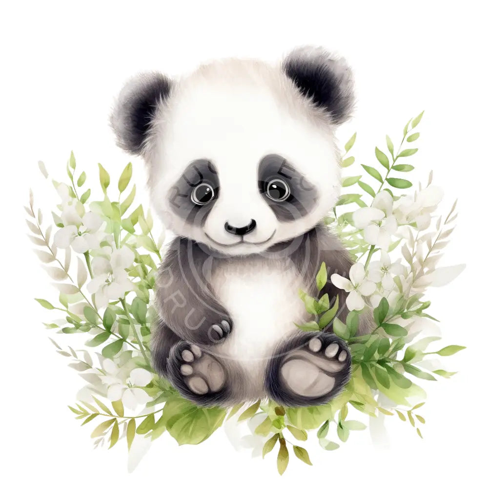 Bügelbild Baby Pandabär 475-11