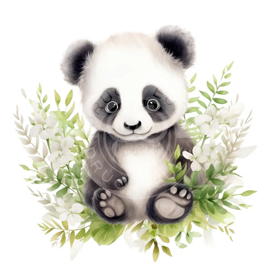 Bügelbild Baby Pandabär 475-11