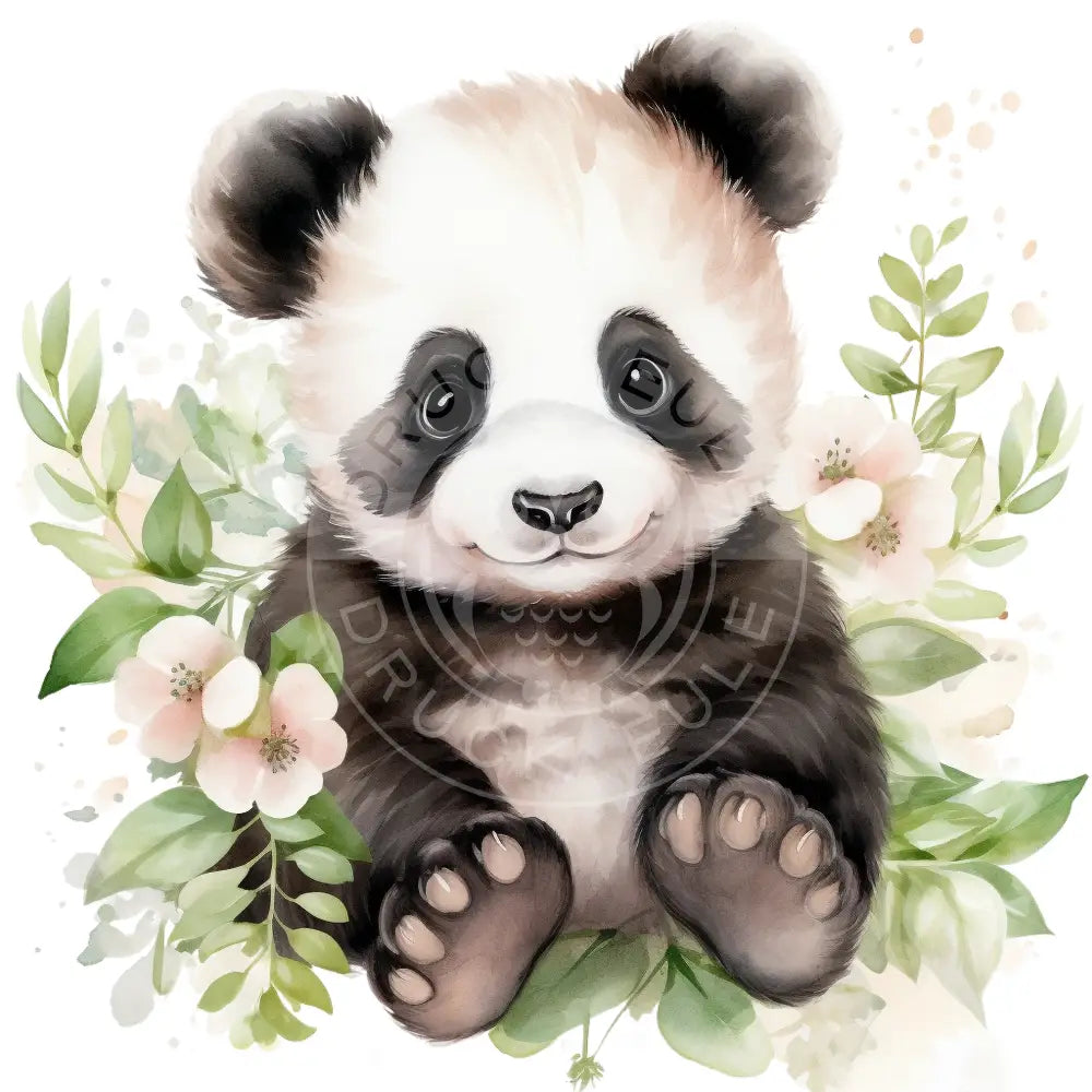 Bügelbild Baby Pandabär 475-12