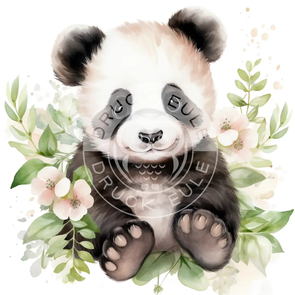 Bügelbild Baby Pandabär 475-12