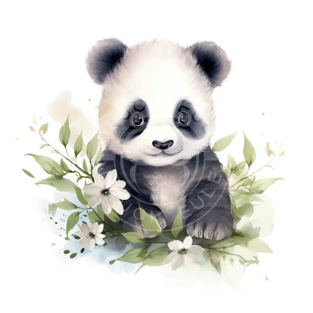 Bügelbild Baby Pandabär 475-13