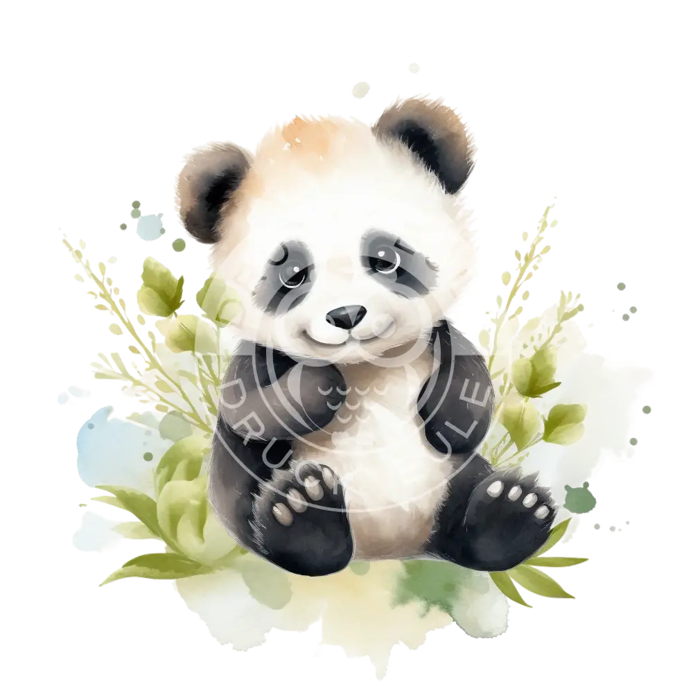 Bügelbild Baby Pandabär 475-14